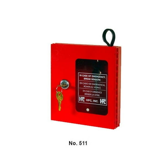 HPC 511 Red Emergency Key Box