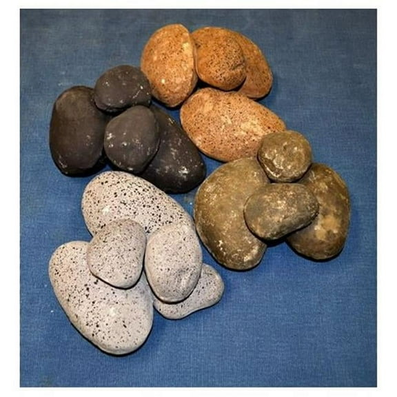 HPC Ceramic Fiber River Rock Kit - Multi Color - 84 Pieces
