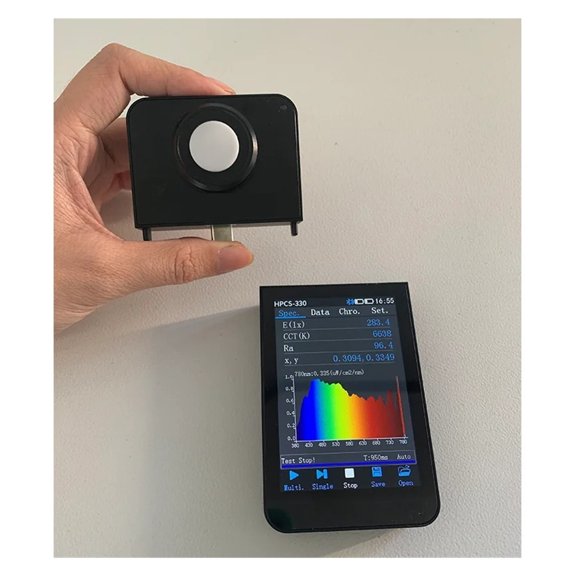 HPCS-330 Spectrometer Wireless Handheld Light Meter & LED Spectrum Analyzer With Real-Time Display