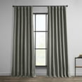 thumbnail image 1 of HPD Half Price Drapes Blazer Grey Faux Linen Room Darkening Curtains for Bedroom & Living Room Curtains (1 Panel), Door & Window Curtains 108 inches long, Rod Pocket curtains & drapes, 50W X 108L, 1 of 13