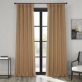 thumbnail image 1 of HPD Half Price Drapes Butterscotch Faux Linen Room Darkening Curtains for Bedroom & Living Room Curtains (1 Panel), Door & Window Curtains 84 inches long, 50W X 84L, 1 of 12