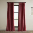 thumbnail image 1 of HPD Half Price Drapes Cinema Red Heritage Plush Velvet Room Darkening Curtains for Bedroom & Living Room Curtains (1 Panel), Window Curtains 84 inches long, Rod Pocket Curtains & Drapes, 50W X 84L, 1 of 12