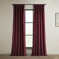 thumbnail image 1 of HPD Half Price Drapes Dark Merlot Heritage Plush Velvet Room Darkening Curtains for Bedroom & Living Room Curtains (1 Panel), Window Curtains 84 inches long, Rod Pocket Curtains & Drapes, 50W X 84L, 1 of 12