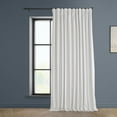 thumbnail image 1 of HPD Half Price Drapes Pillow White Heritage Plush Velvet Extra Wide Room Darkening Curtains for Bedroom & Living Room Curtains (1 Panel), Window Curtains 120 inches long, 100W X 120L, 1 of 10