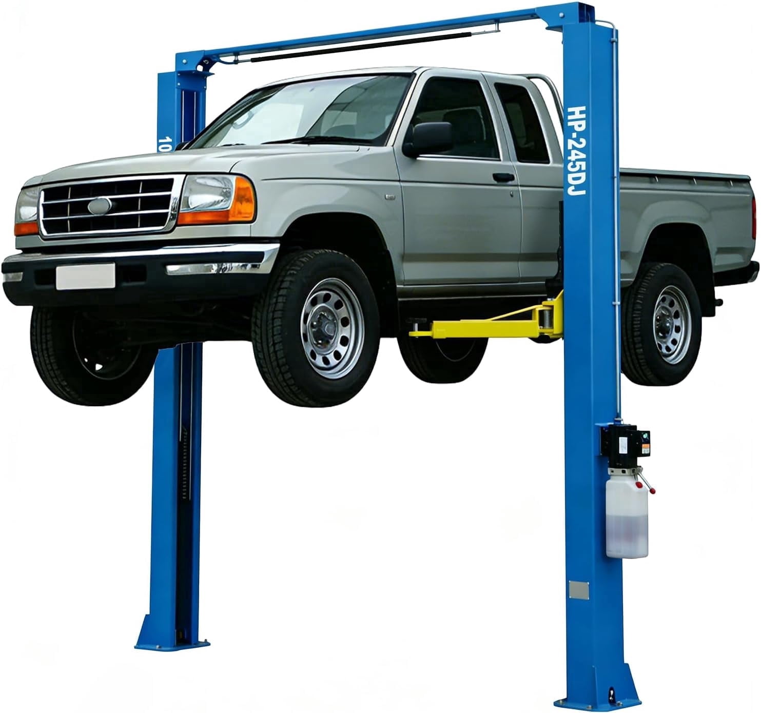 HPDAVV 2-Post Car Lift 10,000 lb, 110V Overhead Clear Floor Auto Lift with 73" Max Lift Height, Hydraulic Vehicle Hoist for Garage & Auto Shop, Dual Safety Lock Release, Q355 Steel, 3-Year Warranty