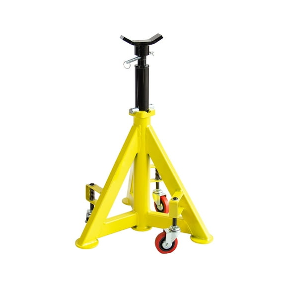 HPDAVV 22 Ton (48,000 lbs) Jack Stands Heavy Duty Jack Stand Double Locking Pin Type Car Jack Stand Adjustable Height to 43'' with 360° Wheels for Garage, Repair Shop and DIY, 1 Pc