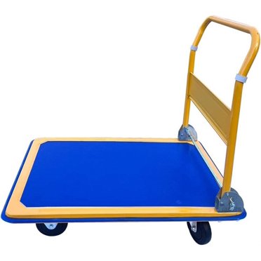 Platform Truck Push Cart Dolly – 1000lb Capacity, Foldable, 36x24 Inch With 360° Swivel Wheels