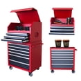 thumbnail image 1 of HPDAVV Heavy Duty 36inch 9-drawer Tool Chest and Cabinet, 9-Drawer Tool Chest Combo Rolling Cabinet with Locking System, 36 in. W x 24.5 in. D, 1 of 13