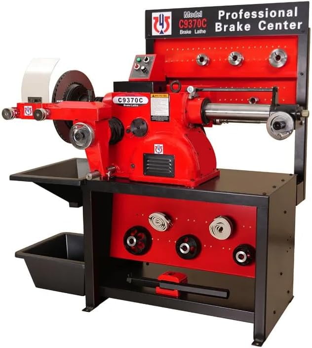 HPDAVV Heavy-Duty Combination Disc/Drum Brake Lathe Machine w/Bench ...