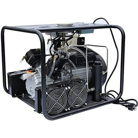 HPDAVV High Pressure Air Compressor 110V - 2.2KW / 3HP - 2.1CFM @ 4500psi PCP Paintball Fill Station & Charging System, an Oil Water Separator for Free