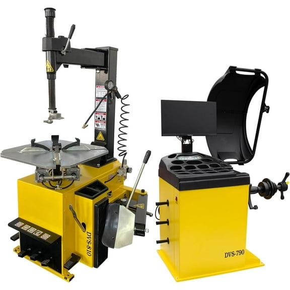 HPDAVV Tire Changer and Balancer Combo 24'' Tire Changer Tire Machine 811 Wheel Changer Machine Combo 790 Tire Balancer Machine Rim Clamp w/ 2 Year Full Warranty