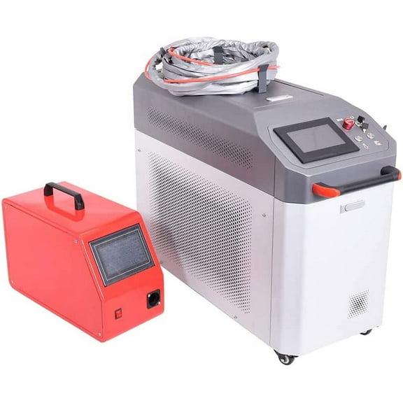 HPDAVV 1500W Handheld Laser Welder, 220V Single Phase, Auto Wire Feeder, Stainless/Aluminum, Gray