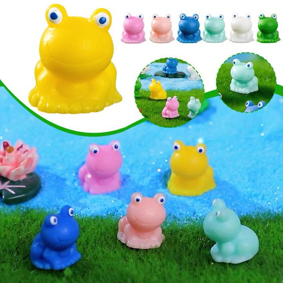 HPDL 100pcs Frog Mini Frog Figures Small Frog Ornament