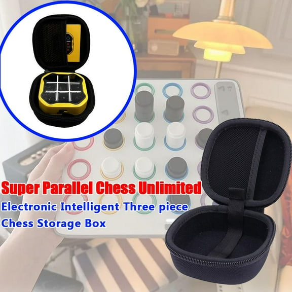 HPDL 1pcs For GiiKER Tic Tac Toe Bolt Game 3-in-1 Handheld Puzzle Game Storage B GXU