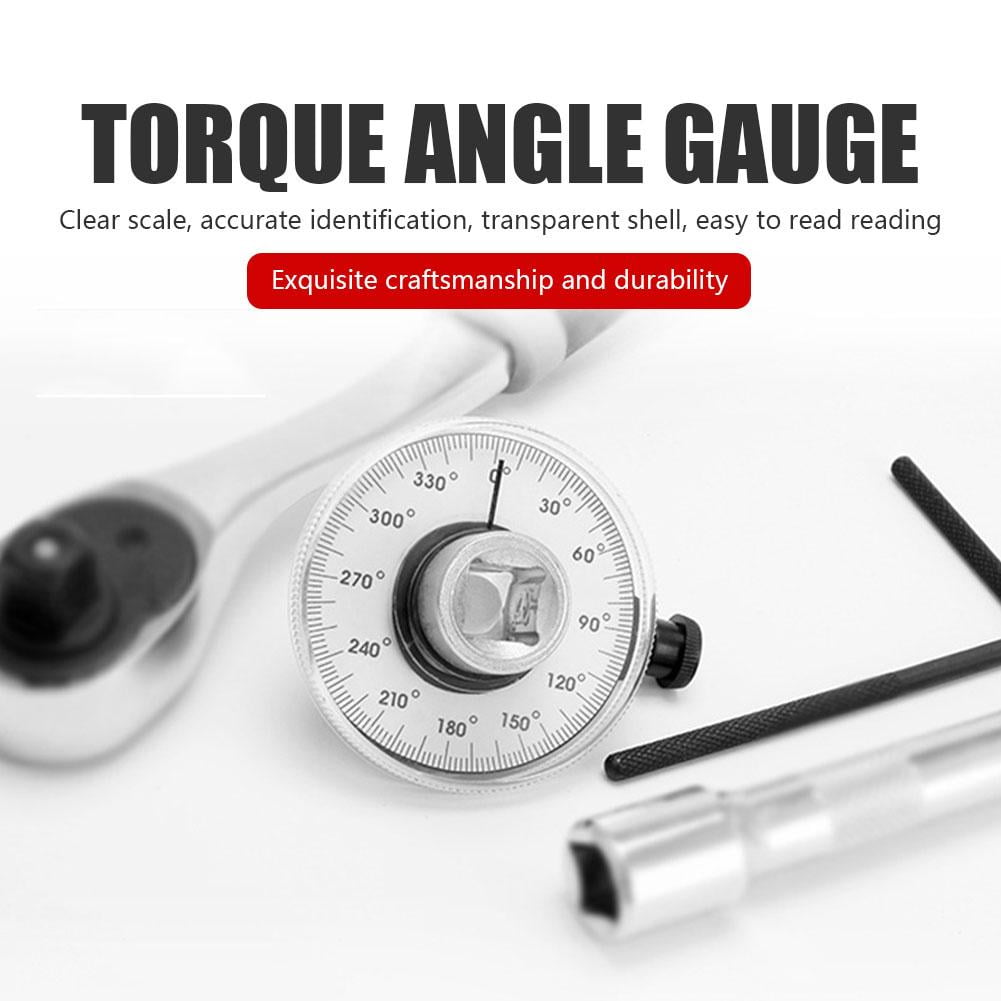HPDL 1pcs New Torque Wrench Torque Meter Dial Car Tools Hand Tools Auto Repair Equipment Garage Tools Calibrated in Degrees