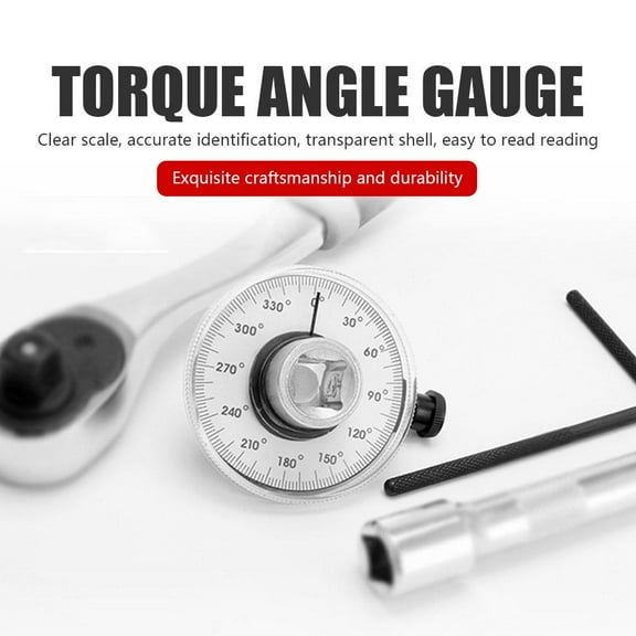 HPDL 1pcs New Torque Wrench Torque Meter Dial Car Tools Hand Tools Auto Repair Equipment Garage Tools Calibrated in Degrees