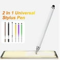 thumbnail image 1 of HPDL 1x Universal 2 in 1 Stylus Pen For IPad Tablet Mobile Android Phone New D614, 1 of 7