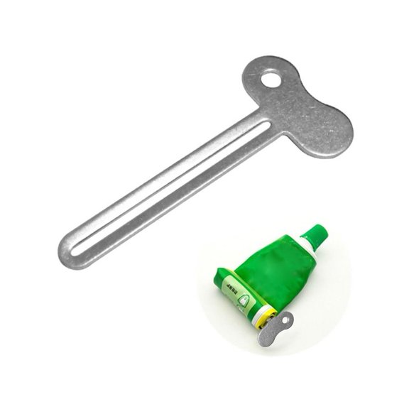 Clerance! 2PCS Tube Toothpaste Squeezer Keys Metal Roller Hair Dye Tool Wringer