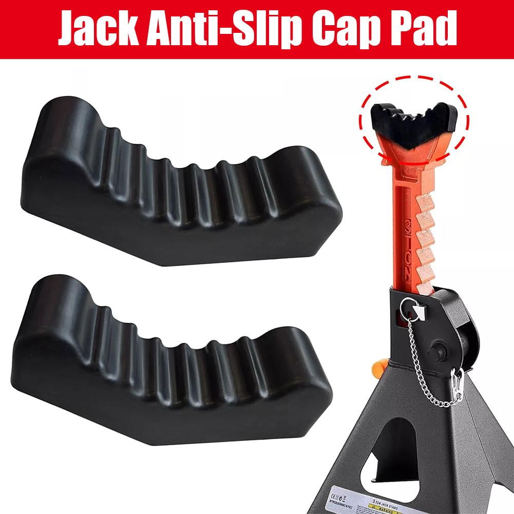 HPDL 2pcsc jack anti-slip cap pads rubber shaft jack pads jacking bracket pads adapter frame rail protector lift