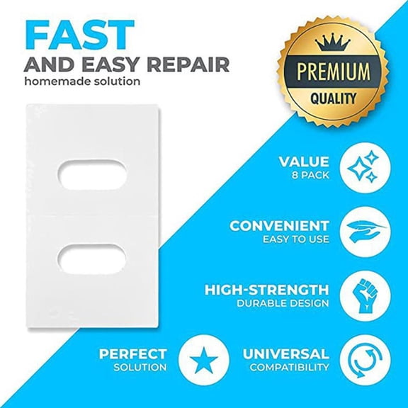 HPDL 30x Shutter L Bracket Curtain Track Mounting Brackets Rods Wall Holder