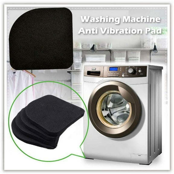 HPDL 4 PCS Washing Machine Support Mat AntiVibration Leg Pad Stopper Foot Tool