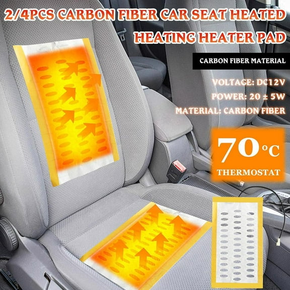 HPDL 4-pack heating sheet heating sheet 12v non-woven electric heating sheet thermal conductive sheet car seat ventilation heating pad