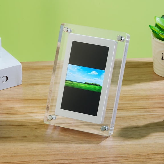 HPDL 5inch Acrylic Picture Motion Frame Cuttest Gift,