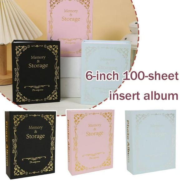 HPDL 6 100 Insert Photo Album Portable Multifunction Wedding Photo Album