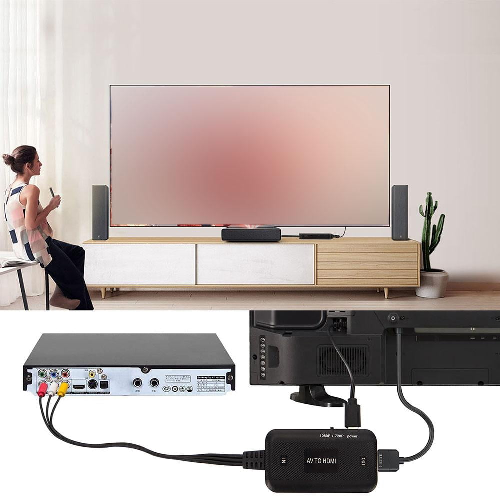 HPDL (AV mother) host + USB + 1 meter HDMI cable av video converter 1080P Sanlian RCA monitoring game set-top box transfer TV adapter cable