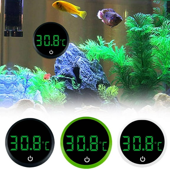 HPDL Aquarium Fish Tank Temperature Sensor Gauge Touch Screen Digital Thermometer