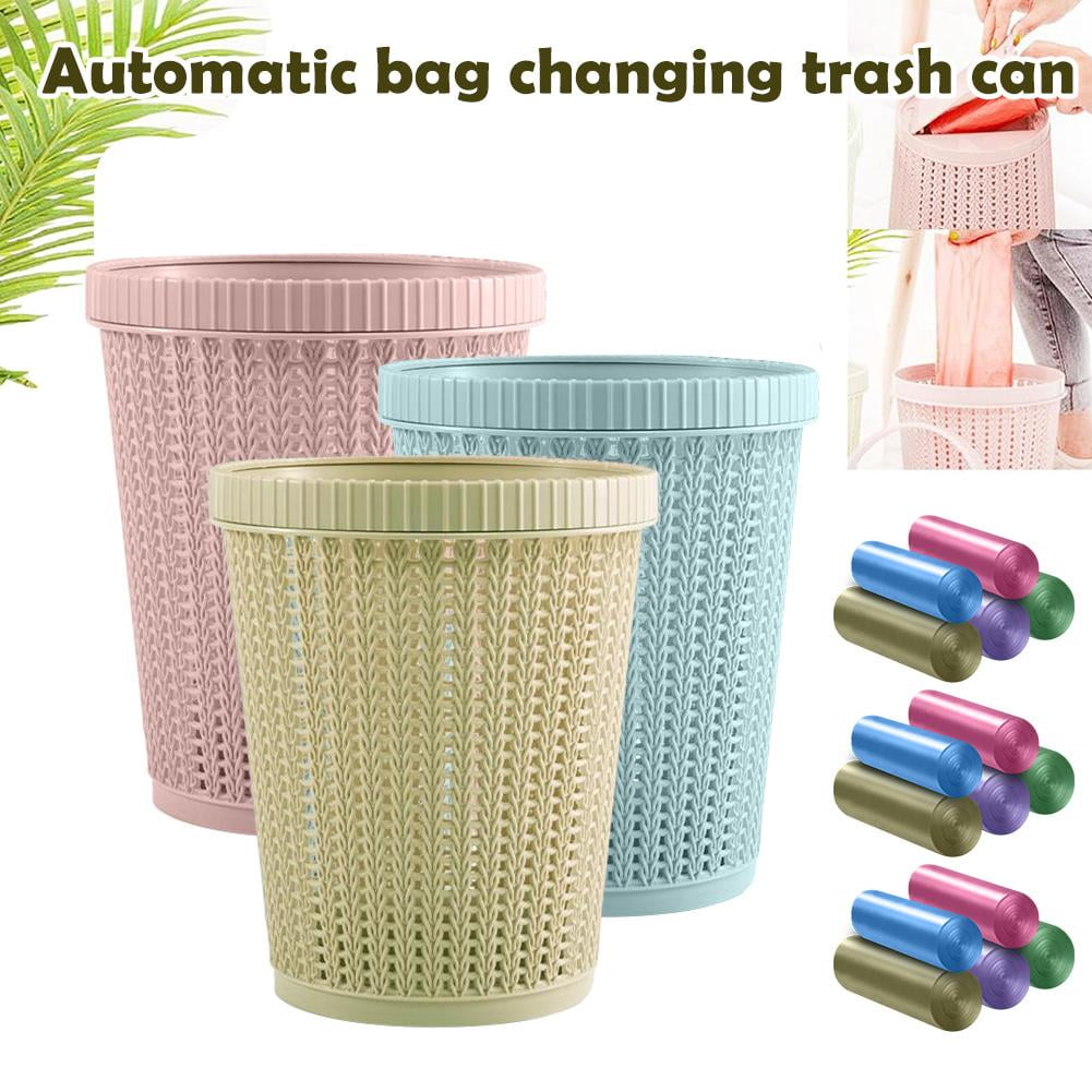 HPDL Automatic Change Rubbish Can Automatic Trash Can Builtin Trash Bag