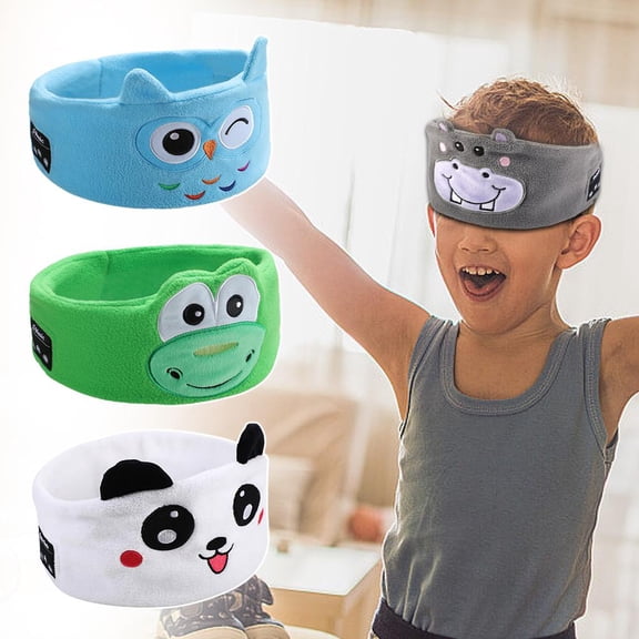 HPDL Bear Bluetooth Headband Children's Music Headband 5.0 Bluetooth Sleep Headband