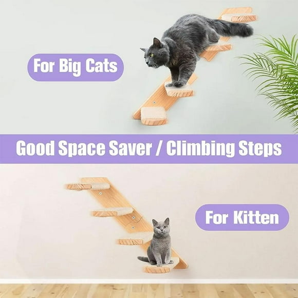 Clerance! DaizySight Cat Wall Steps Shelves For Climbing Wall Stairs Cat Ladder