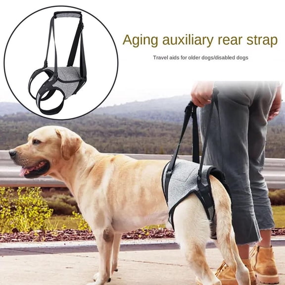 HPDL Dog Assistance Strap for Large Dogs Soft Padded Adjustable Dog Back L