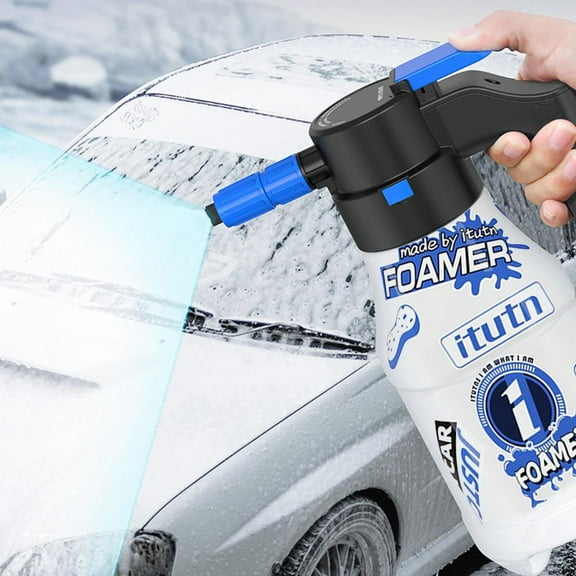HPDL Electric Car Foam Sprayer, 1.5L Foam Washer, Handheld Snow Foam Pump Sprayer, Electric Detailing Sprayer, Rechargeable Electric Detailing Sprayer Hand Pressure Pump Sprayer