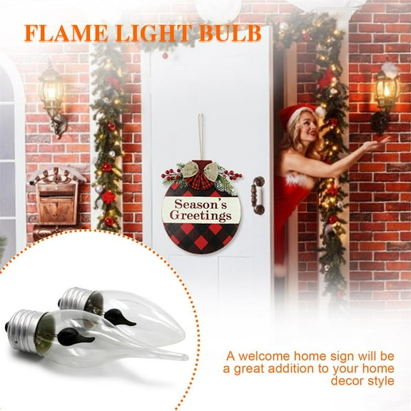 HPDL FLICKER FLAME E14E27 Candle Light Bulb CHRISTMAS Lamp 1