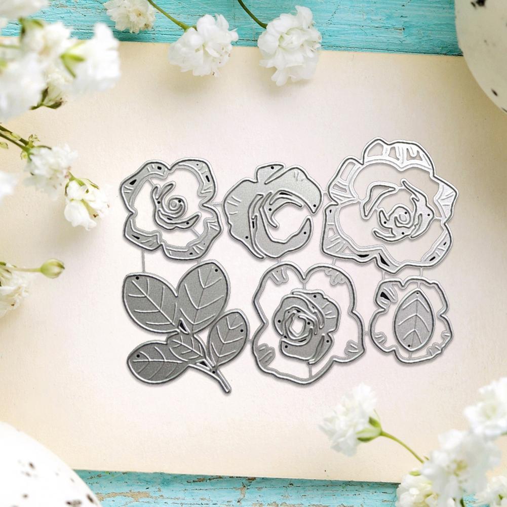 HPDL Flower Petals Metal Cutting Dies Stencils For DIY Paper DIY Decor ...