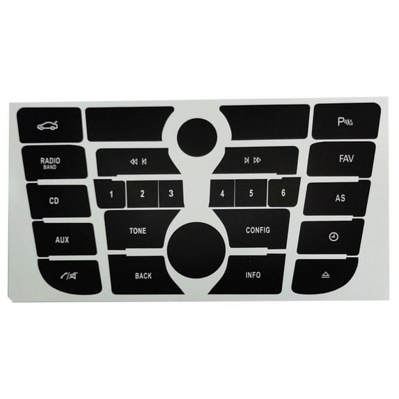 HPDL For-Opel Astra J Radio Buttons Sticker For Vauxhall Holden Astra Repair Decals