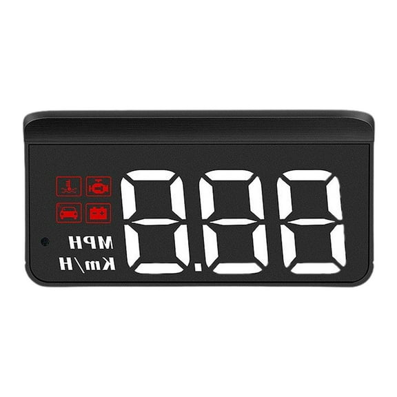 HPDL HUD Head-up Display Windshield Projector Can Display Vehicle Speed Water Temperature Voltage Por Mileage Single Q6T5 For OBD/USB
