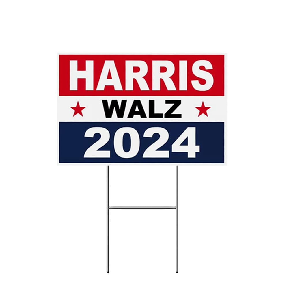 HPDL Harris for President Obviously Yard Sign Kamala Harris 2024 Flag