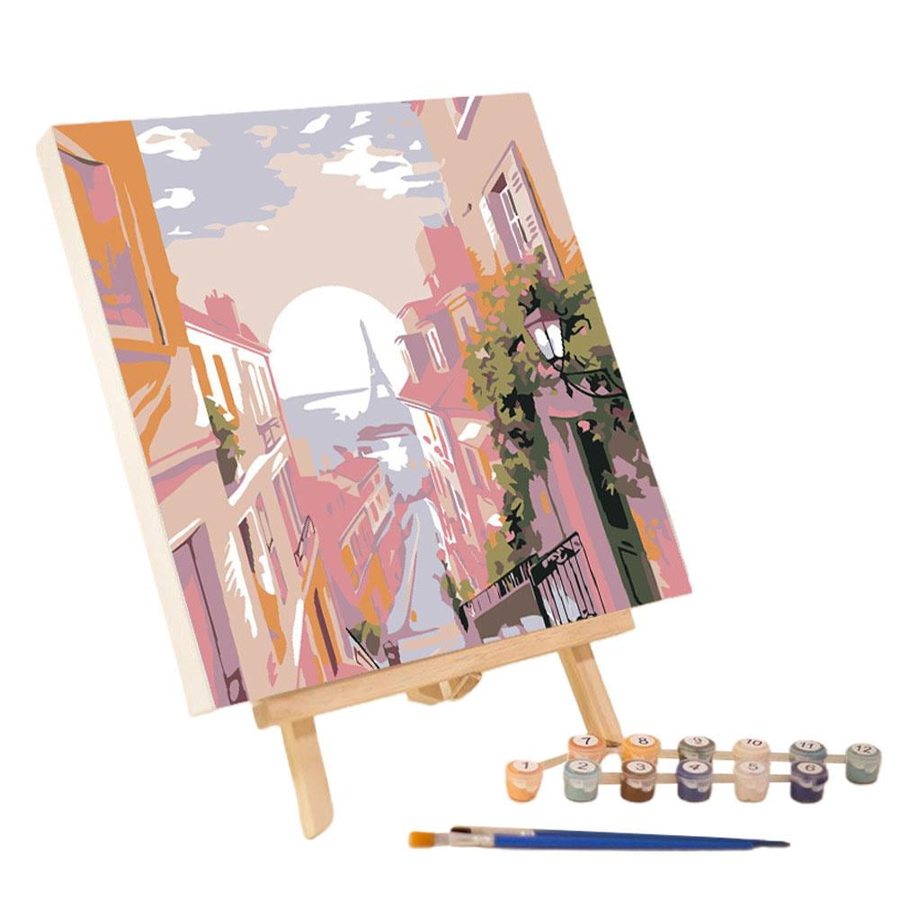 HPDL Home Wall Decor DIY Oil Painting Paint By Numbers Kit Digital