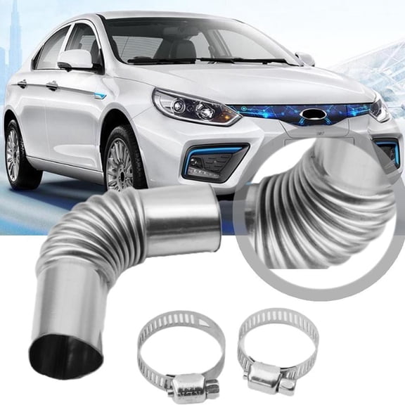 HPDL 24mm Elbow Pipe Parking Heater Exhaust Pipe Connector W/Clamps For Webasto Heater