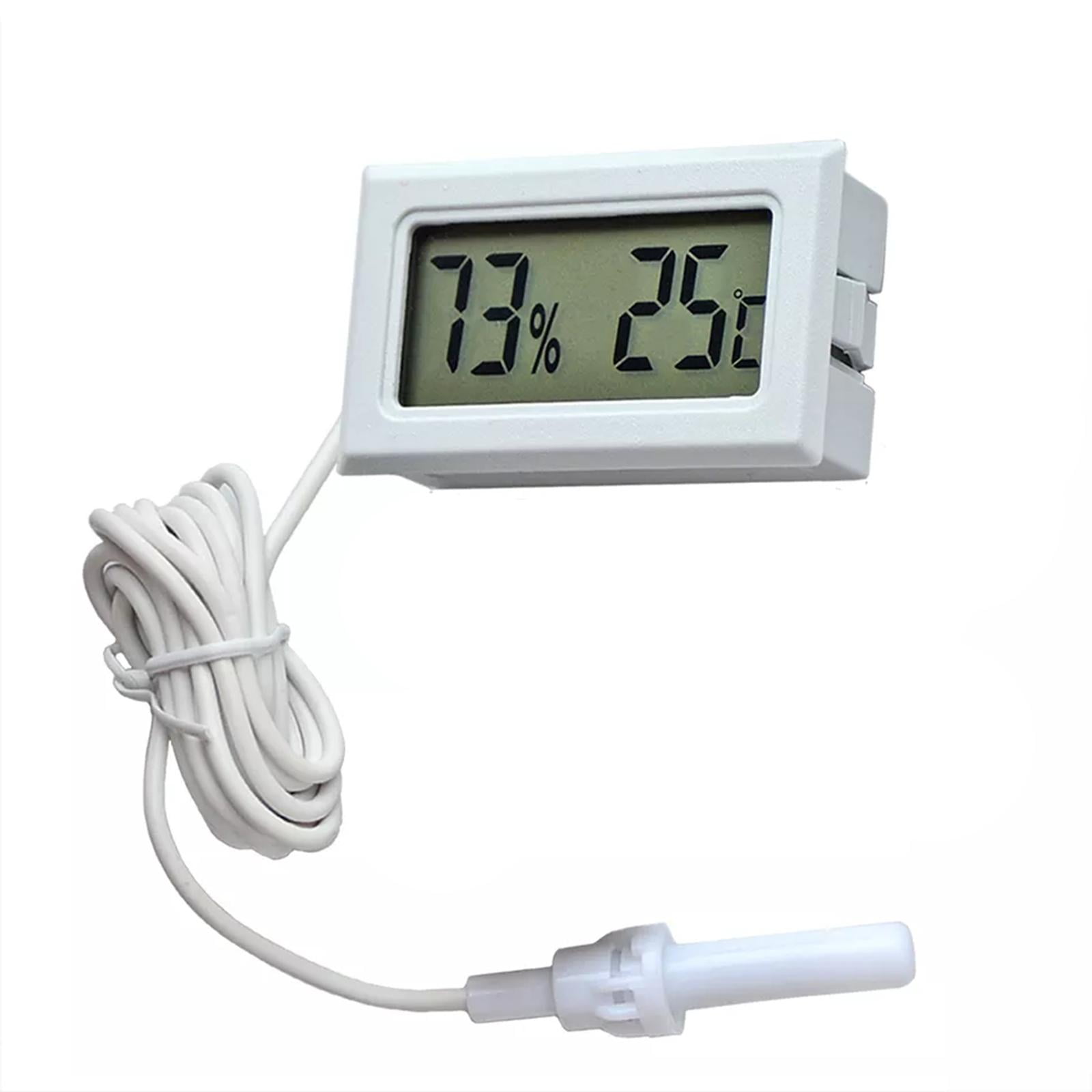 Digitale Thermometer Hygrometer Mini Digital LCD Thermometer Hygrometer Pet Elektronische Luftfeuchtigkeit Temperaturmesser Für Inkubatoren Indoor Reptilienzucht Box Wetterstation Hygrometer Digitaal