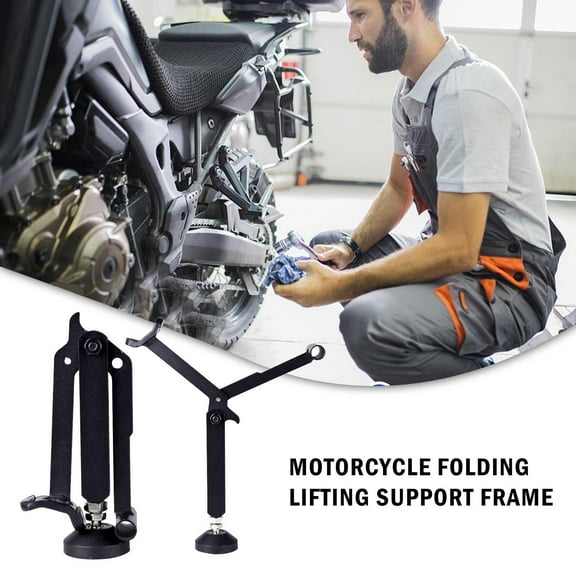 HPDL Motorcycle Wheel Stand Support Paddock Lift Stand Motorbike Tire Repair Foldable