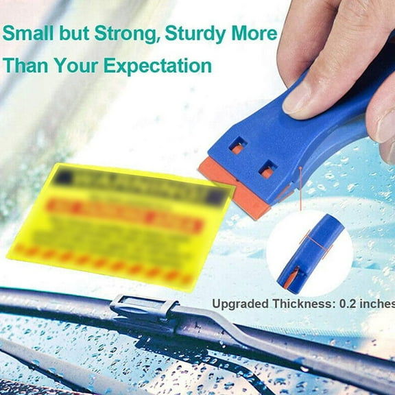 HPDL Multifunctional Glue Removal Shovel Putty Knife Sticker Remover Tool Car Sticker Remover Plastic Razor Blades Plastic Scraper Tool for Removing Labels Stickers Decals Taping