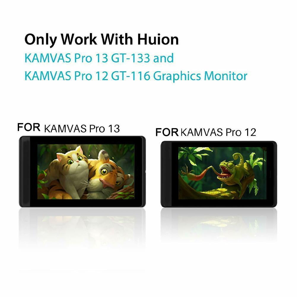 PW507 Stylus para HUION Kamvas Pro 12/Pro 13/Pro 16/16 y Kamvas 20 Monitor de Dibujo Gráfico