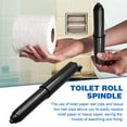 thumbnail image 1 of HPDL Paper Roller Toilet Holder Tissue Rod Roll Replacement Loaded Retractable, 1 of 7