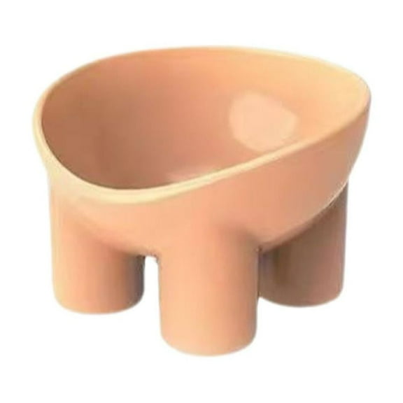 HPDL Pet Bowls Cat Bowl Dog Elevated Feeder Food Water Highfoot Tilted Stand Bowl