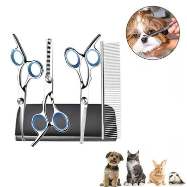 HPDL Pet Grooming Scissors Set Stainless Steel Round Head Scissors New Safety Z1
