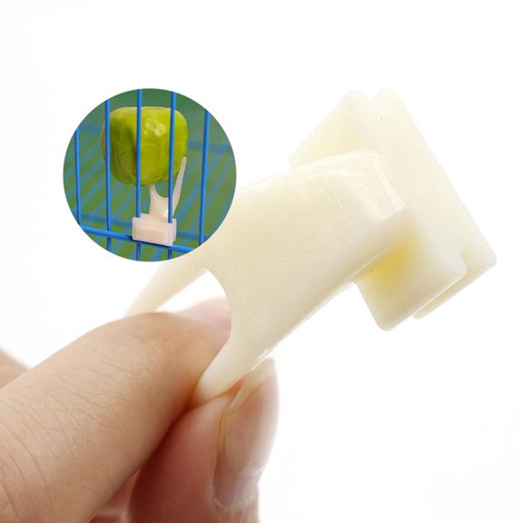 HPDL Pet Product Plastic Fruit Fork For Bird Parrot Macaw Cage AccessoriesNew